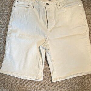 Women's Off-White Jean Shorts